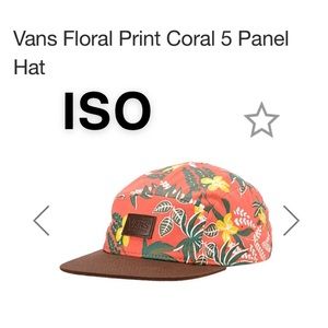 ISO Vans floral 5 panel hat